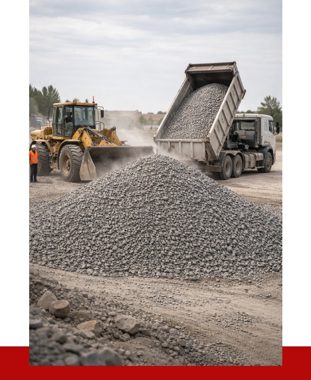 Купить щебень с доставкой в Алапаевске от 2676 руб. | ПРОНЕРУДЛпв