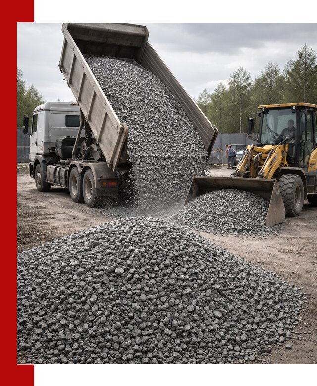 Доставка и продажа щебня гранитного в Алапаевске