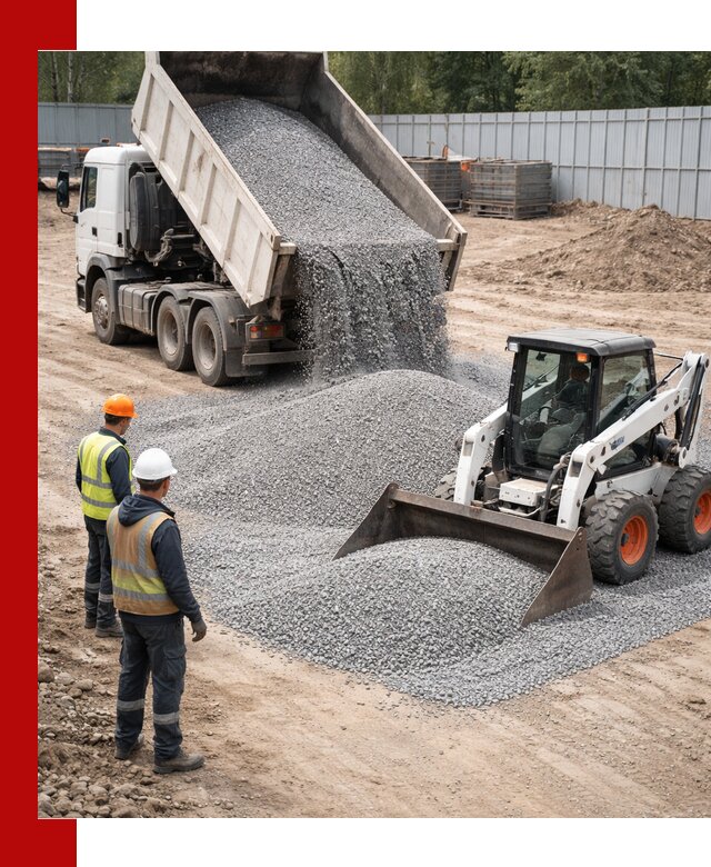 Доставка и продажа гранитного щебня фракции 0-5 в Алапаевске