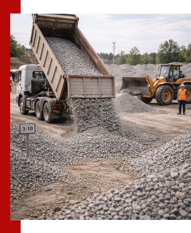 Гранитный щебень фракции 3–10: доставка и продажа в Алапаевске