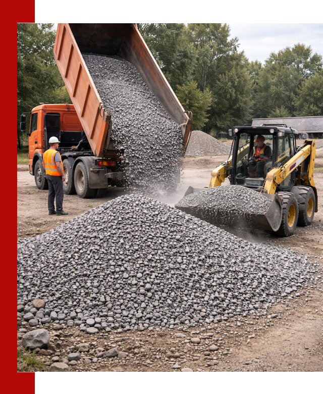 Купить гранитный щебень фракции 5–10 в Алапаевске с доставкой