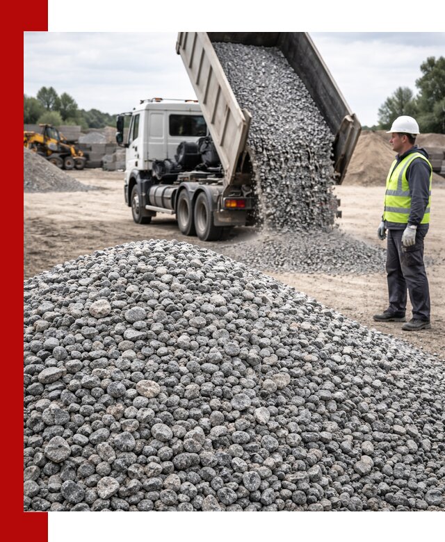 Доставка и продажа гранитного щебня фракции 5-20 в Алапаевске