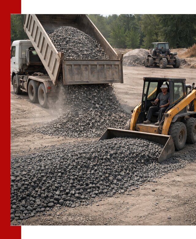 Гранитный щебень фракция 40-70 с доставкой в Алапаевске