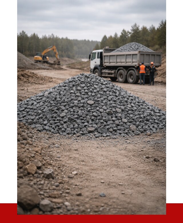 Щебень габбро диабаз фракция 40-70 в Алапаевске от 2355 р-ПРОНЕРУДЛпв