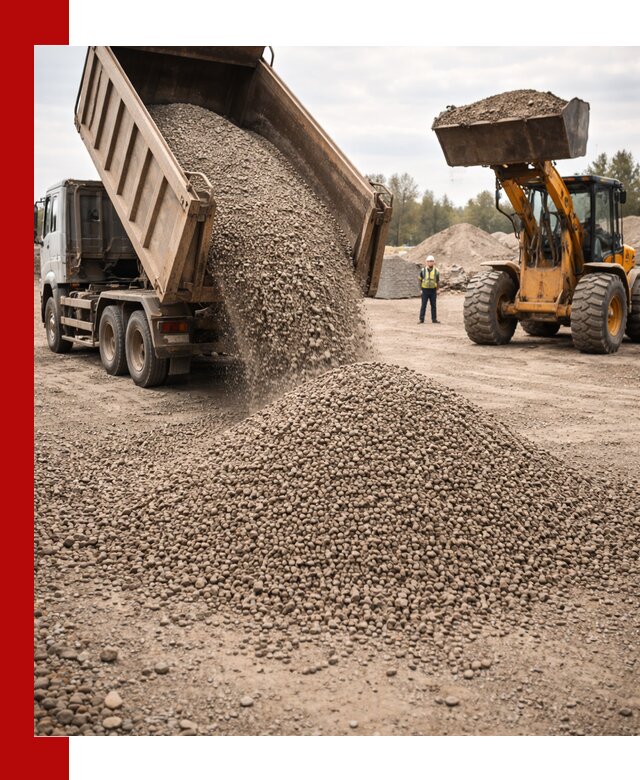 Гравийный щебень фракция 3–10 с доставкой в Алапаевске