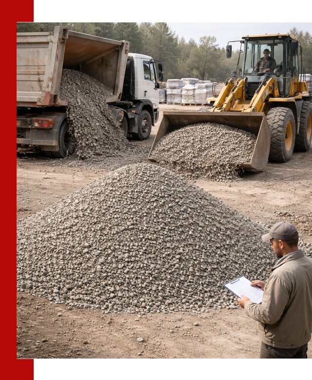 Гравийный щебень фракция 5–10 с доставкой в Алапаевске
