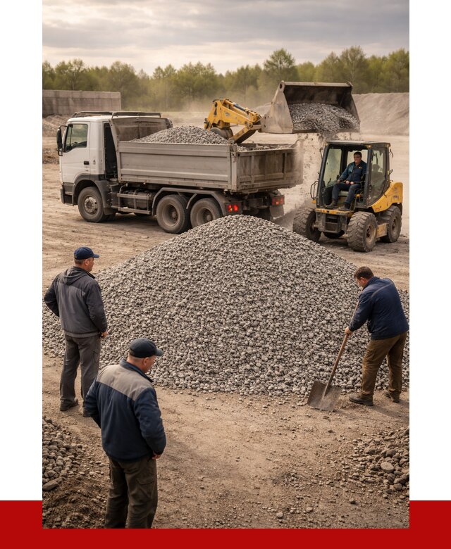 Гравийный щебень фракция 5-20 в Алапаевске от 2569 р. ПРОНЕРУДЛпв