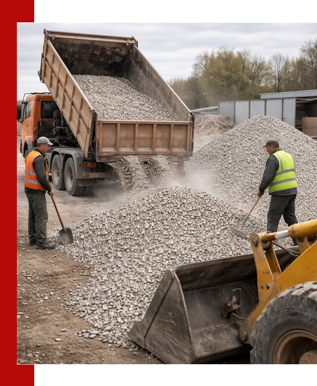 Доломитовый щебень фракции 5-20 с доставкой в Алапаевске