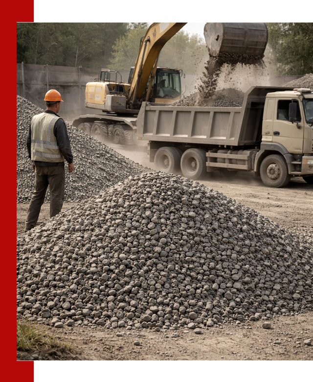 Шлаковый щебень фракция 5-20 с доставкой в Алапаевске