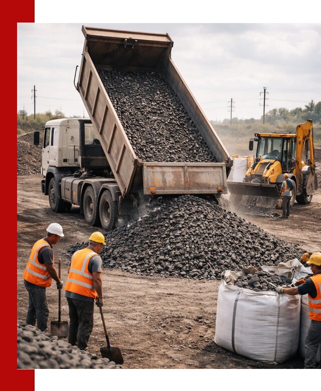 Шлаковый щебень фракция 40-70 с доставкой в Алапаевске