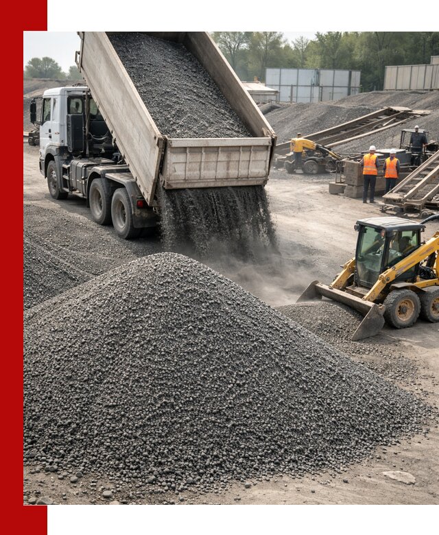 Вторичный щебень фракция 0–5 с доставкой в Алапаевске