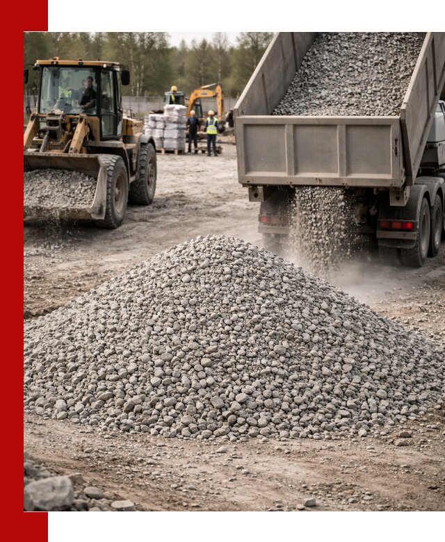 Вторичный щебень фракции 5-20 в Алапаевске — доставка и продажа крупнотоннажно