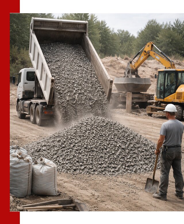 Доставка и продажа бетонного щебня в Алапаевске