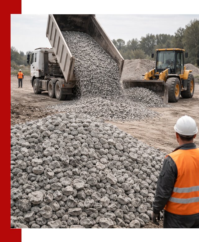 Доставка бетонного щебня фракции 20-40 в Алапаевске