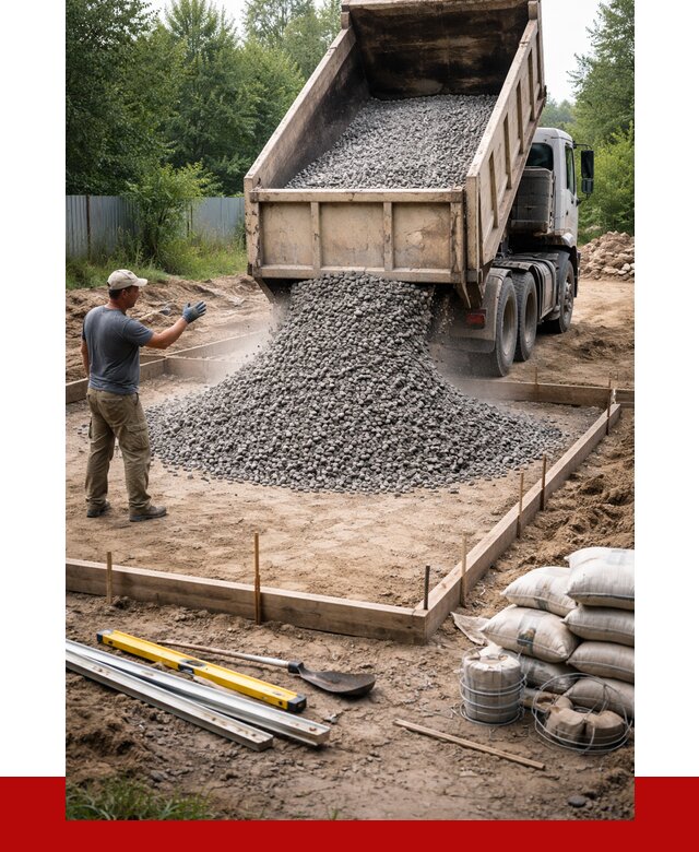 Купить щебень для фундамента в Алапаевске от 4817 р. | ПРОНЕРУДЛпв