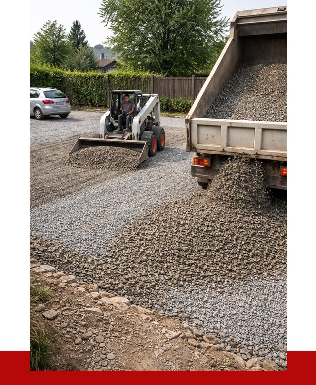 Щебень для парковки в Алапаевске с доставкой от 1285 р.| ПРОНЕРУДЛпв