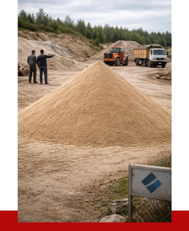 Карьерный песок навалом в Алапаевске от 1927 р. | ПРОНЕРУДЛпв