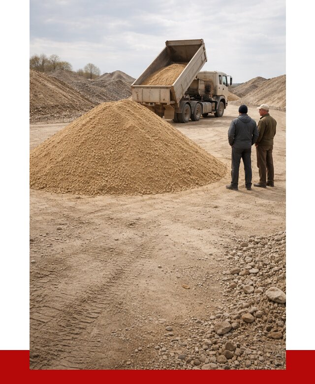 Карьерный песок крупнозернистый в Алапаевске от 9099 р | ПРОНЕРУДЛпв