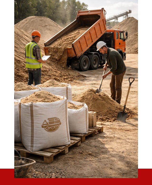 Строительный песок в Алапаевске от 2355 р. с доставкой, ПРОНЕРУДЛпв