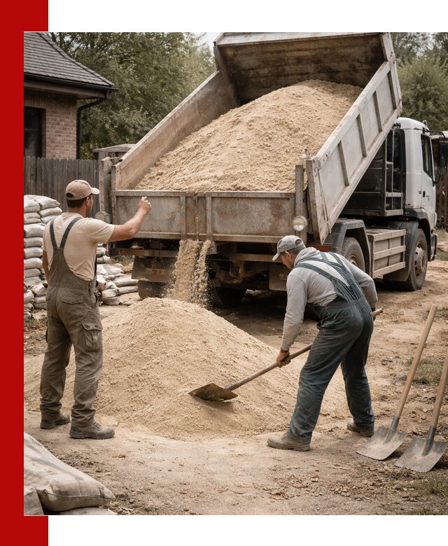 Песок для штукатурки с доставкой в Алапаевске качественный и чистый
