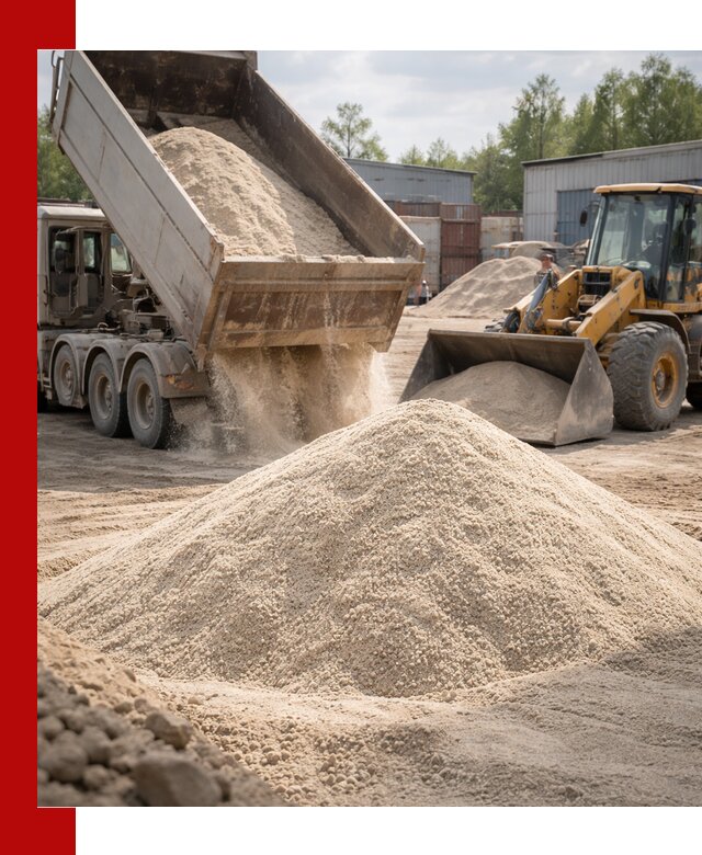 Кварцевый песок с доставкой в Алапаевске для строительных работ