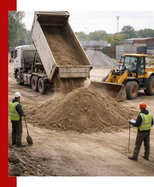 Доставка и продажа пескогрунта оптом и в розницу в Алапаевске