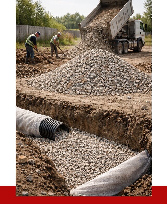 Гравий для дренажа в Алапаевске от 2355 р., доставка ПРОНЕРУДЛпв