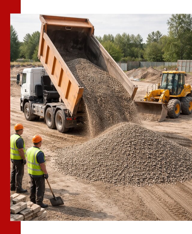 Доставка щебёночно-песчаной смеси ЩПС С7 в Алапаевске