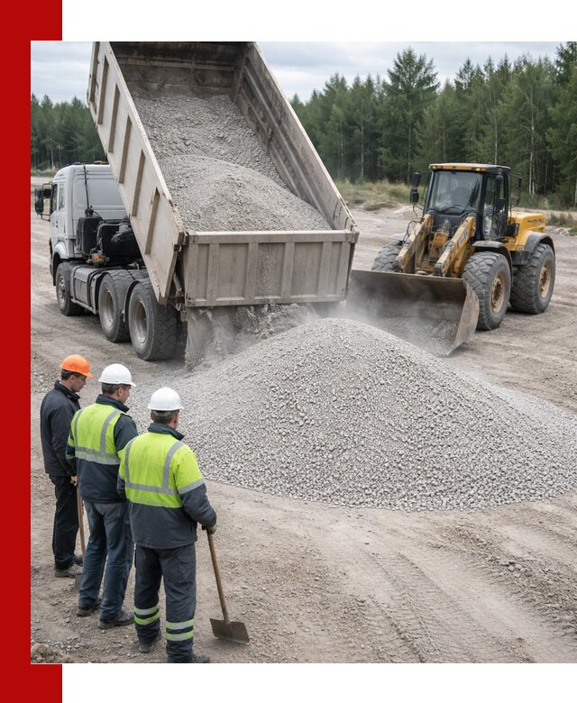 Известняковый отсев 0-5 доставка в Алапаевске быстро и выгодно