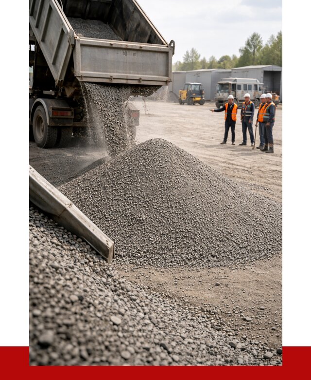 Гравийный отсев 0-5 в Алапаевске от 1285 р. с доставкой | ПРОНЕРУДЛпв