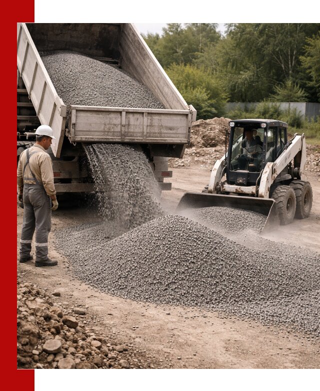 Доставка гравийного отсева 0-5 в Алапаевске оптом и в розницу