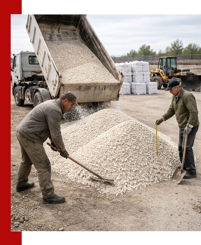 Мраморная крошка с доставкой и разгрузкой в Алапаевске