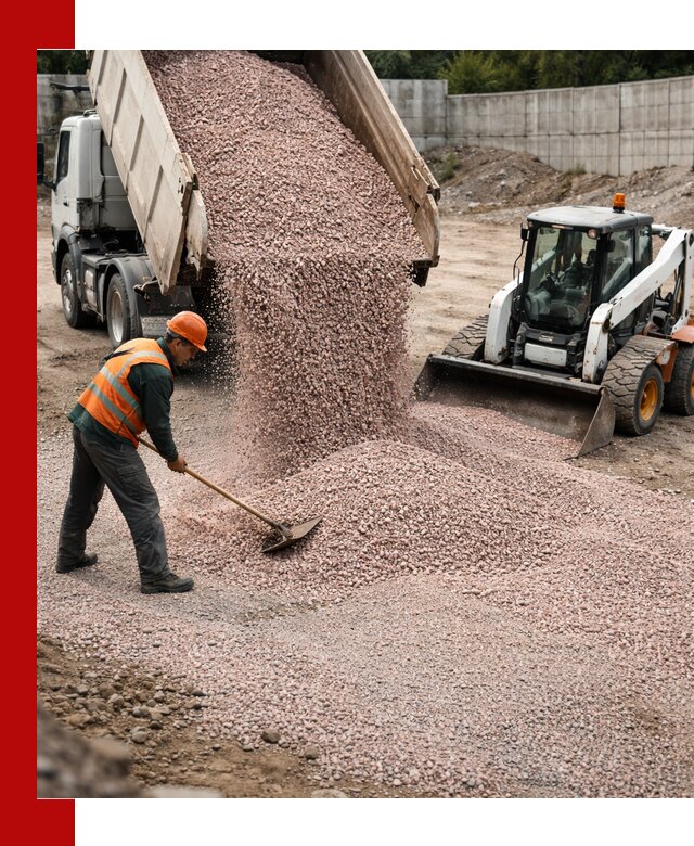 Крошка розовый гранит с доставкой в Алапаевске от производителя