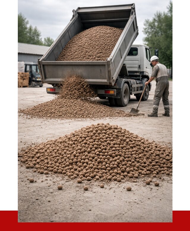 Керамзит с доставкой в Алапаевске от 4496 р. за м3 | ПРОНЕРУДЛпв