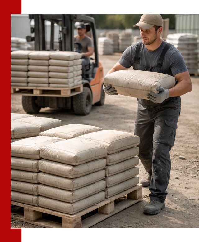 Доставка цемента в мешках оптом и в розницу в Алапаевске