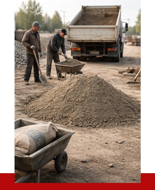 Цементно-песчаная смесь М150 в Алапаевске от 5031 р. | ПРОНЕРУДЛпв