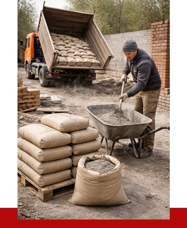 Купить сухую смесь для кладки в Алапаевске от 1285 р. | ПРОНЕРУДЛпв