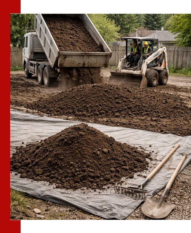 Грунт для отсыпки участка с доставкой в Алапаевске