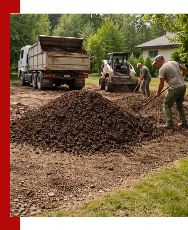 Доставка и укладка грунта для газона в Алапаевске