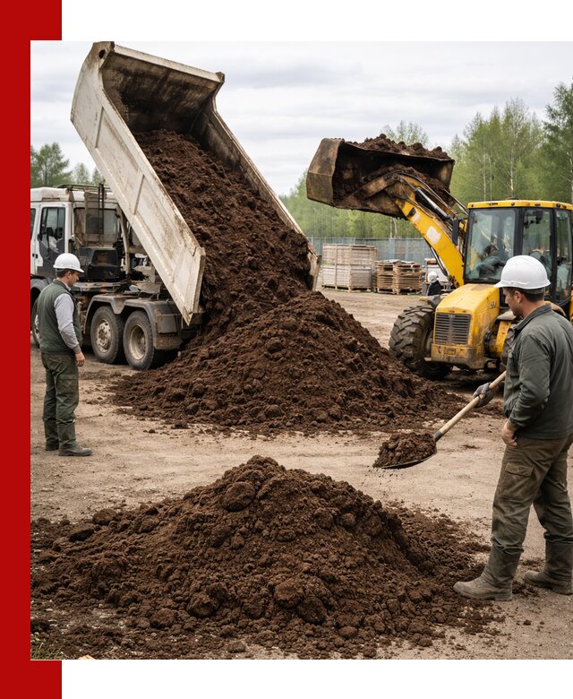 Доставка торфа оптом и в мешках в Алапаевске