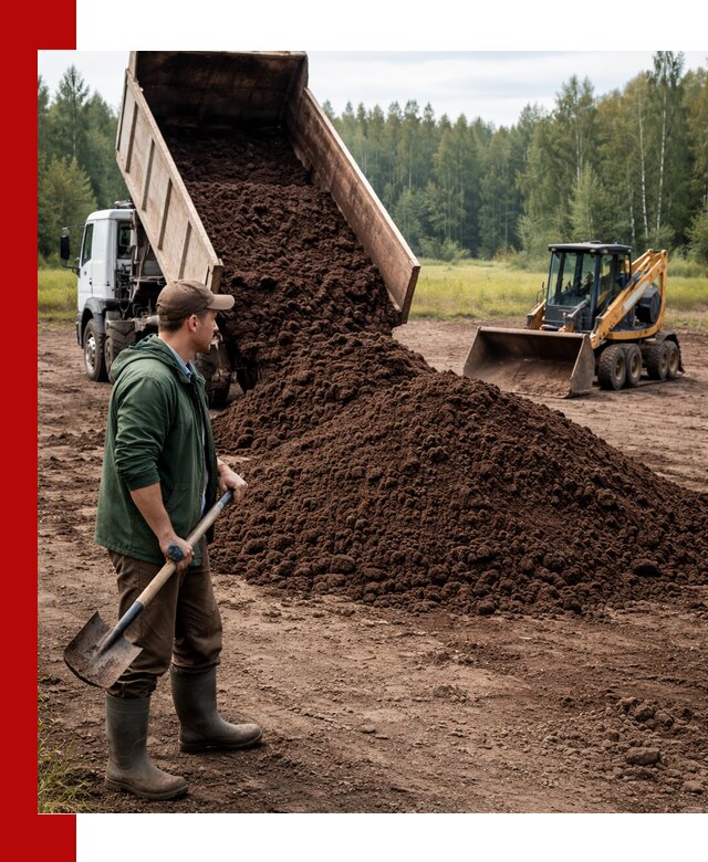 Купить верховой торф с доставкой в Алапаевске для садоводства и растений