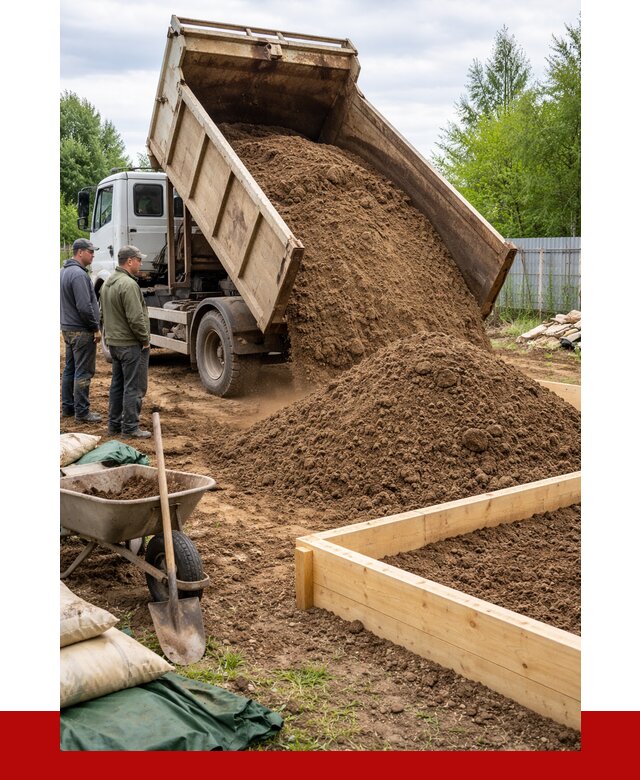 Торфо песчаная смесь в Алапаевске с доставкой от 1980 р. | ПРОНЕРУДЛпв