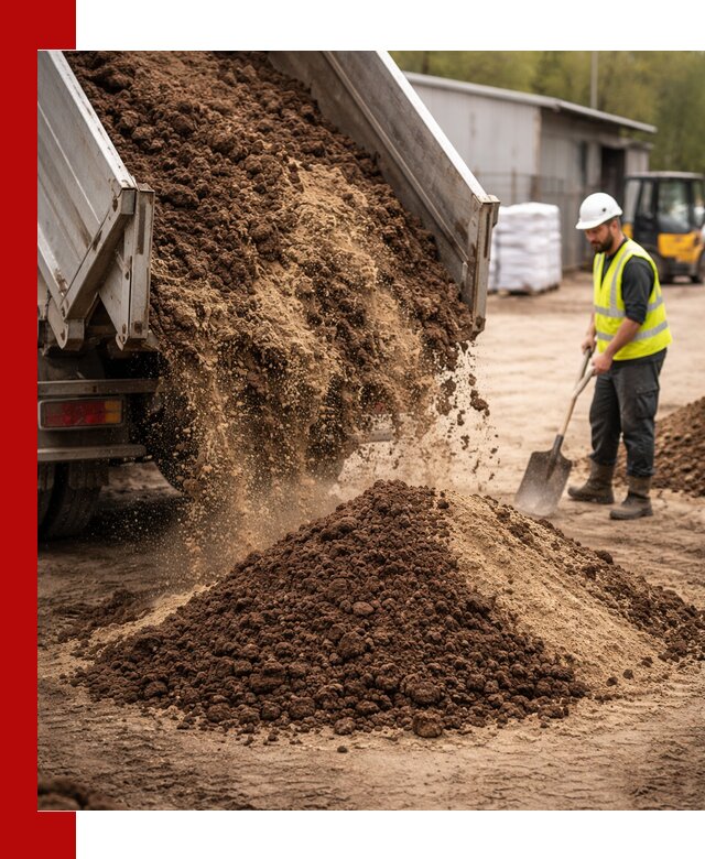 Доставка торфо-песчаной смеси в Алапаевске для строительства и озеленения