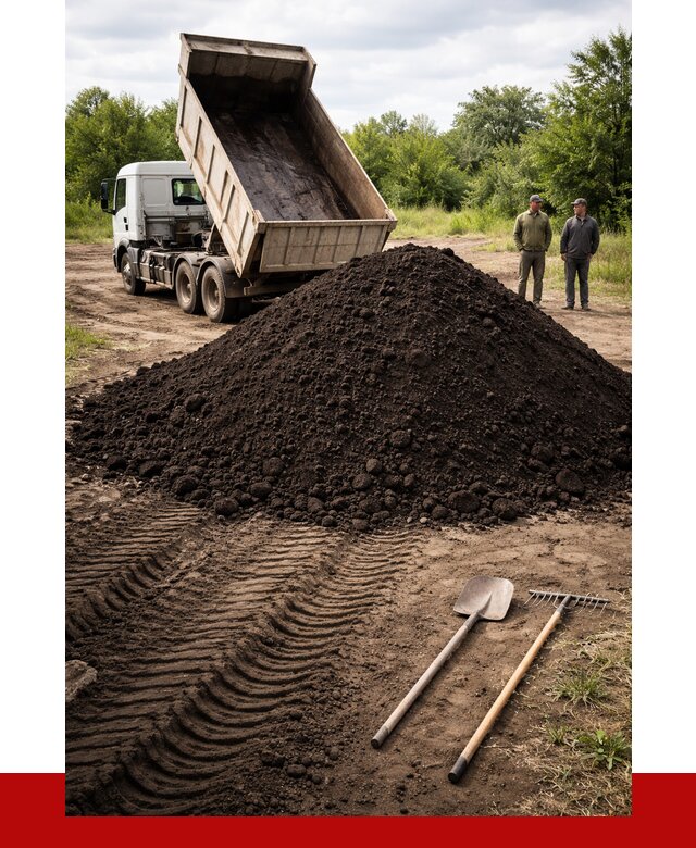 Купить чернозем навалом в Алапаевске от 1285 р. за куб | ПРОНЕРУДЛпв