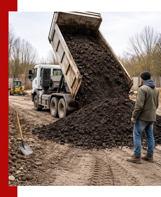 Доставка чернозема навалом в Алапаевске быстро и выгодно