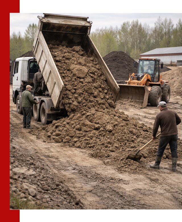 Доставка глин и суглинков в Алапаевске оптом и вкрай