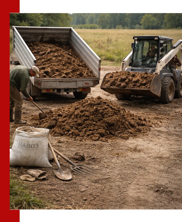 Доставка конского навоза в Алапаевске с разгрузкой и доставкой на объект