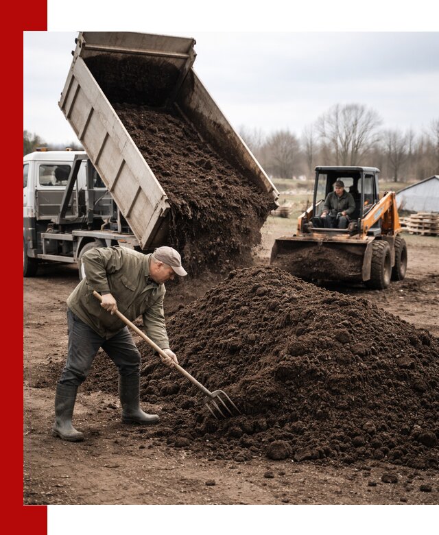 Доставка и продажа перегноя в Алапаевске быстро и дешево