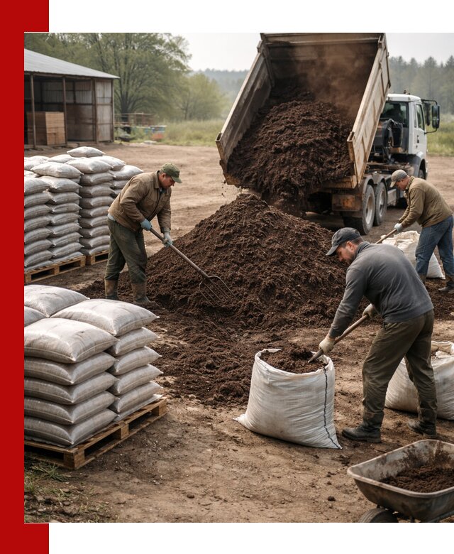 Доставка компоста оптом и в розницу в Алапаевске