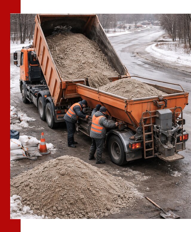 Поставка и вывоз пескосоля в Алапаевске оптом и в розницу
